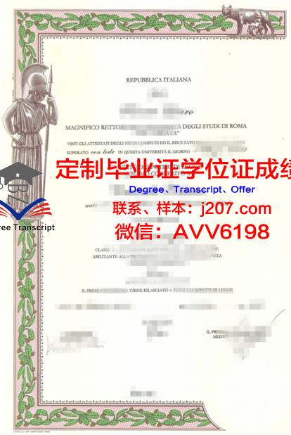 罗马艺术产业高等研究院硕士毕业证书样本(罗马艺术中心)