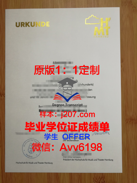 汉堡造型艺术学院毕业证原版(汉堡造型艺术学院官网)