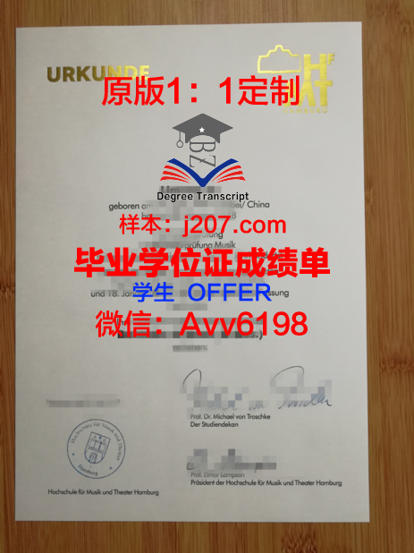 汉堡造型艺术学院学位证(汉堡艺术大学)