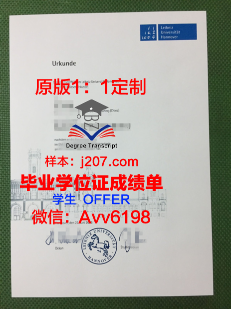 汉诺威大学学位成绩单定制：打开国际认可的学术之门