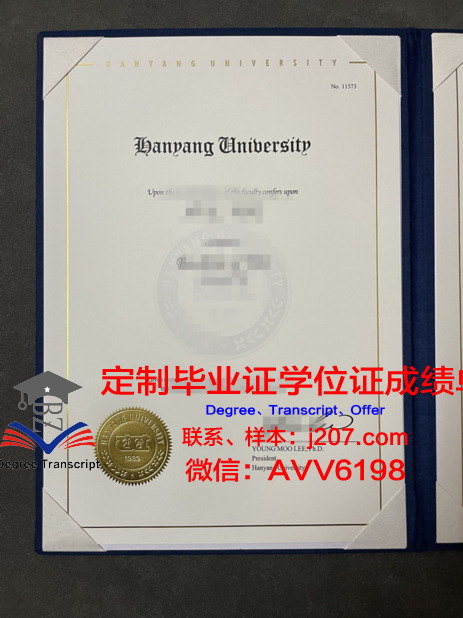 汉阳大学毕业证成绩单