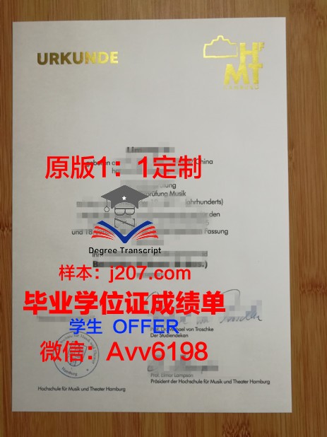 汉堡应用技术大学研究生毕业证书(汉堡品牌应用科学大学)