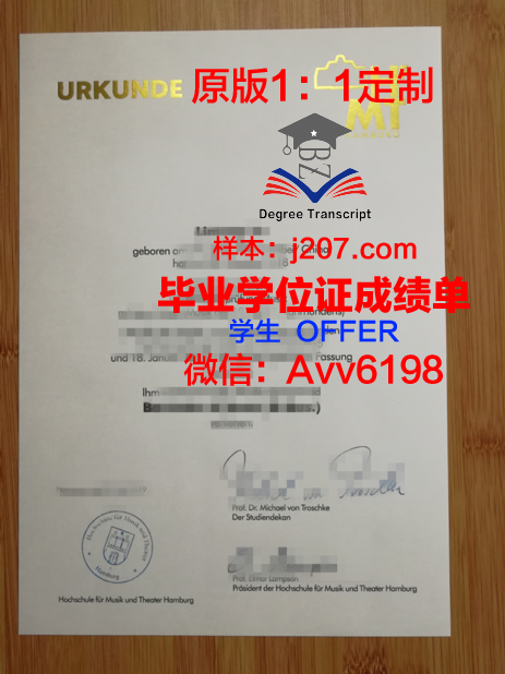 汉堡音乐与戏剧学院毕业证照片(汉堡音乐学院录取条件)