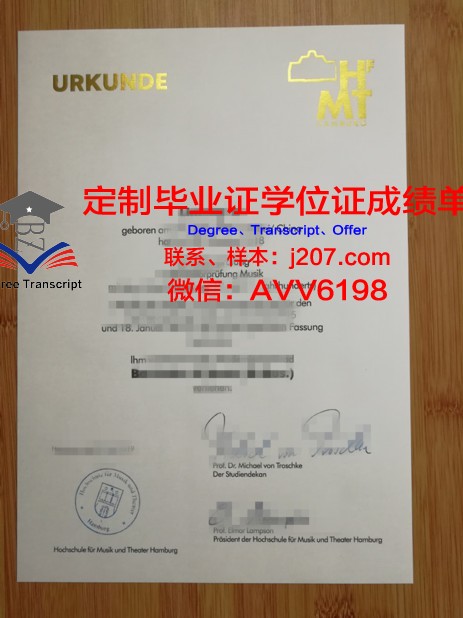 汉堡音乐和戏剧学院毕业学位