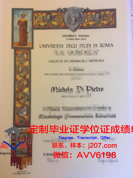 罗马第一大学毕业证书图片(罗马第一大学排名)