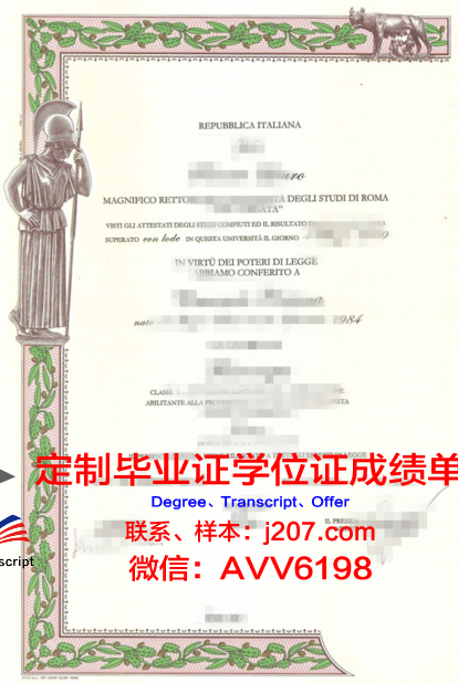 罗马第三大学毕业证书什么颜色(罗马第三大学排名)