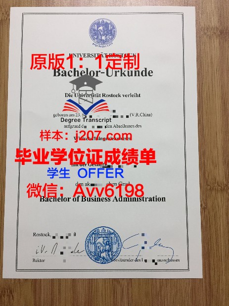 罗斯托克大学证书成绩单(德国罗斯托克大学怎么样)
