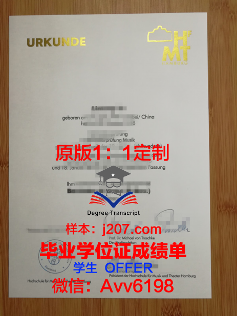 汉堡应用技术大学diploma证书(汉堡工程技术大学)