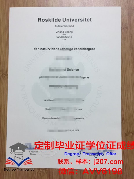 罗斯基勒大学毕业证高清图(罗斯毕业于哪所大学)