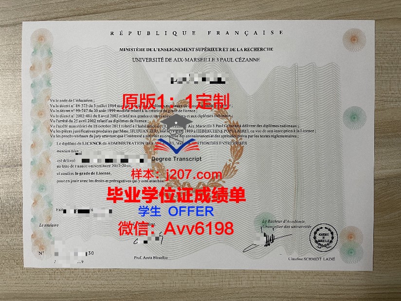 马赛经济管理学院学位证(马赛大学法学院)