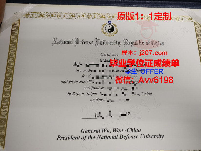 汉堡国防大学的毕业证啥样(国防大学毕业照)