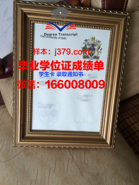 巴斯大学毕业证图片Bath University Diploma