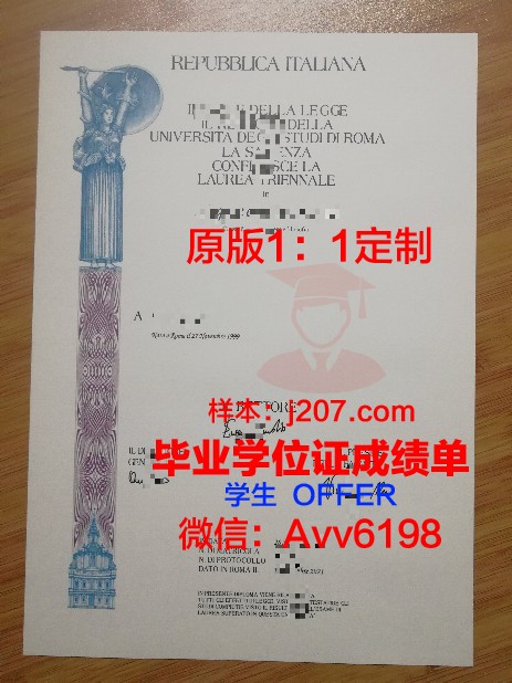 罗马大学毕业证图片高清(罗马大学好吗)