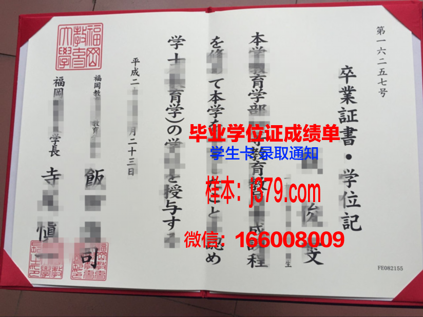 福冈女学院大学博士毕业证：开启学术新篇章的荣誉证书