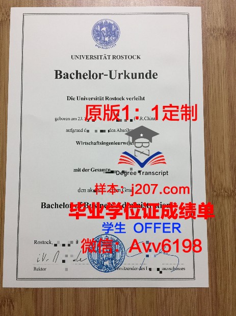 罗斯托克大学毕业证外壳(德国罗斯托克大学怎么样)