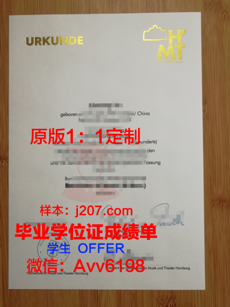 汉堡港口城市大学毕业证学位证(汉堡港口英文名称)