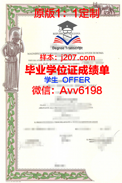 罗马第一大学毕业证图片(罗马一大毕业难吗)