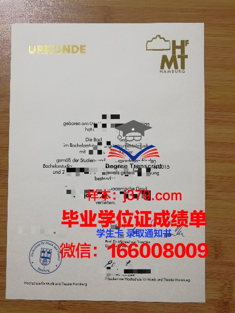 汉堡大学毕业证书模板(汉堡大学怎么样)