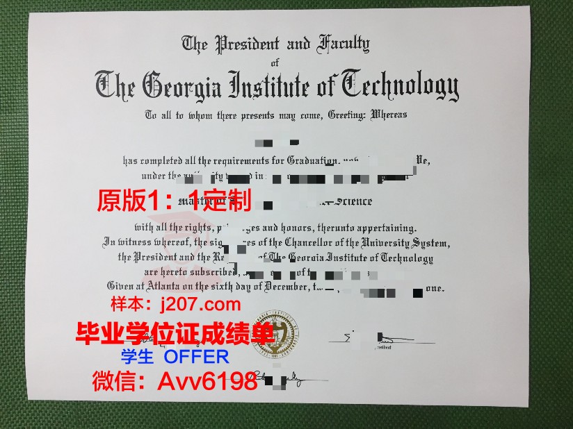 高威-马约理工学院学位证书