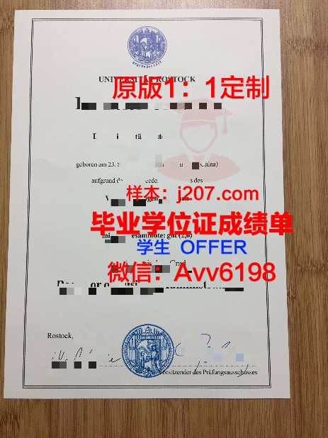 罗斯托克大学毕业证补办