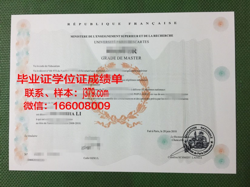 巴黎第一大学毕业证样式(巴黎第一大学毕业证样式是什么)