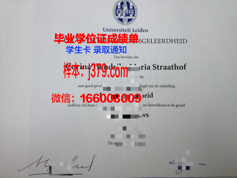 莱顿大学本科毕业证(莱顿大学贴吧)