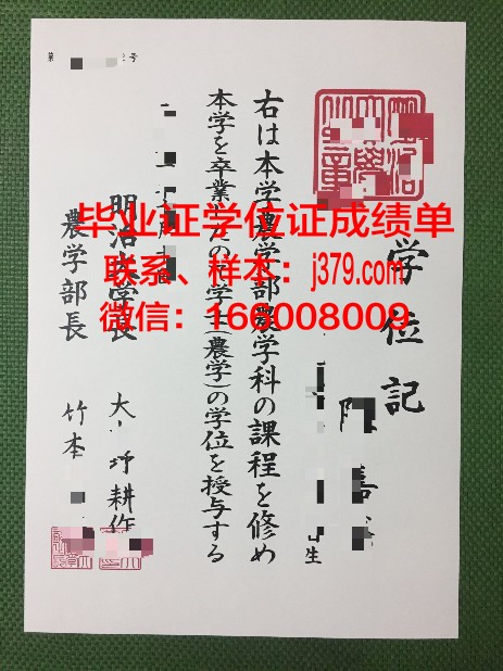 明治大学成绩单(明治大学本科)