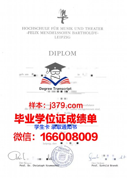 莱比锡音乐和戏剧学院硕士毕业证书样本(莱比锡音乐家)