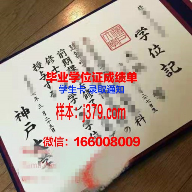 神户药科大学毕业证电子版