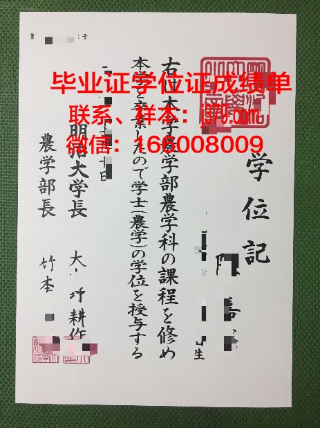明治大学本科毕业证(日本明治大学毕业后好就业吗)