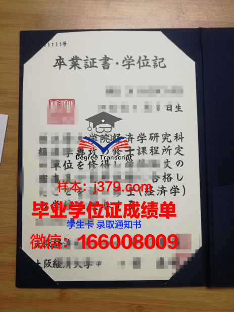 大阪市立大学毕业证成绩单