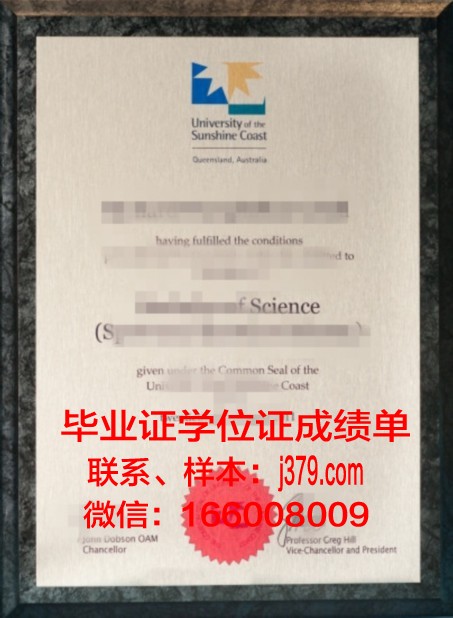 蓝色海岸大学综合理工学院博士毕业证书