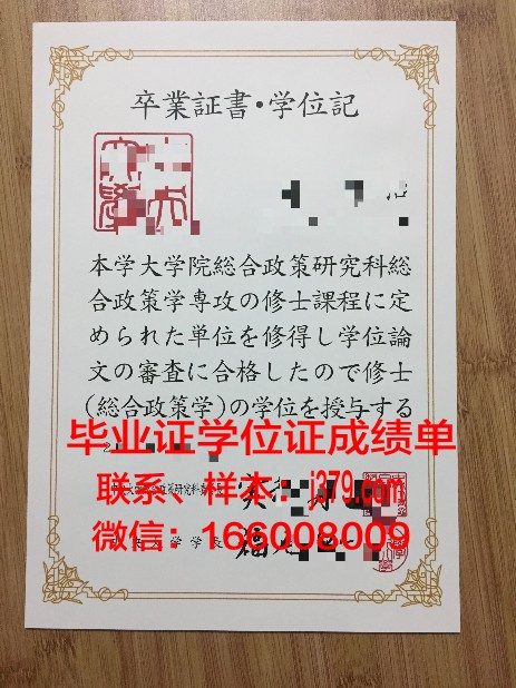 昆州中央大学硕士学位证图片：学术成就的象征