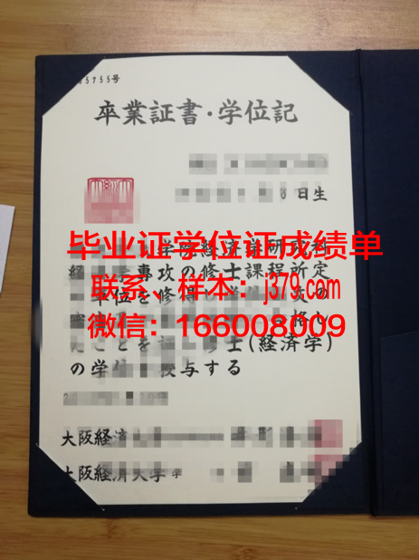 大阪外国语大学毕业证成绩单