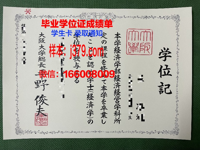 大阪经济法科大学硕士毕业证：开启职业生涯的黄金钥匙