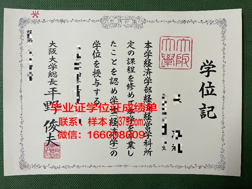 大阪大学研究生毕业证(大阪大学研究生毕业证图片)