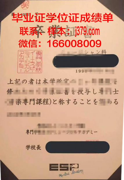 日中文化艺术专门学校毕业证书图片模板(中日文化研究中心)