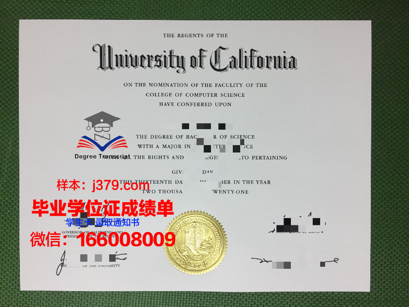 霍林斯大学毕业证成绩单