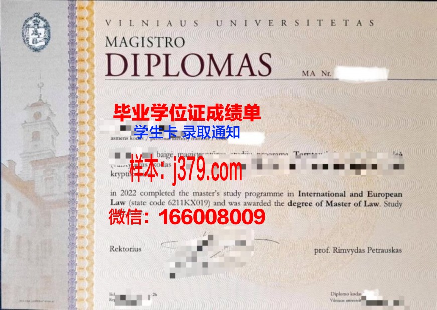 维尔纽斯艺术学院毕业证是什么样呢(维尔纽斯师范大学)