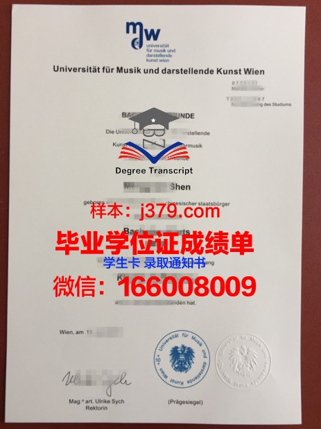 维也纳技术高等专业学院毕业证定制：传承与创新的艺术