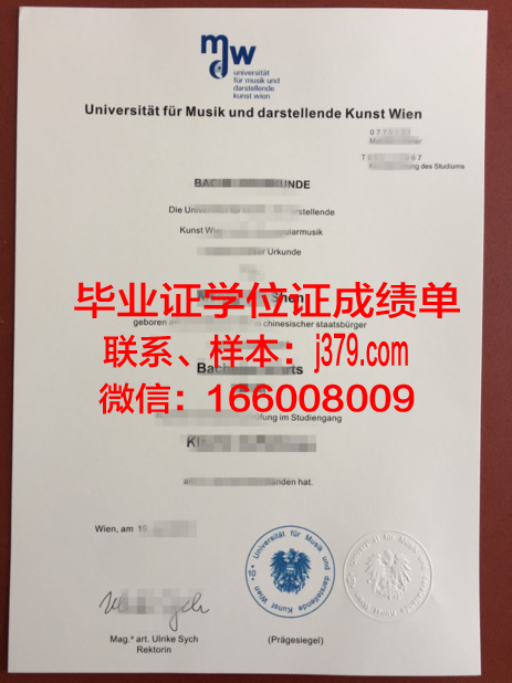 维也纳造型艺术学院毕业证邮寄(维也纳艺术学院落榜生)