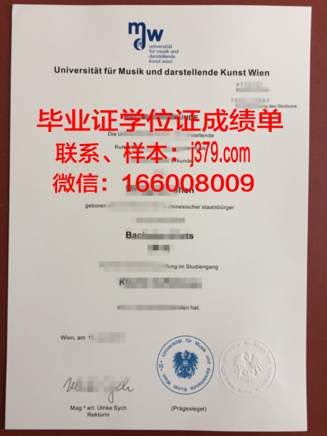 维也纳康普斯高等专业学院博士毕业证：一份跨越国界的荣誉与认可
