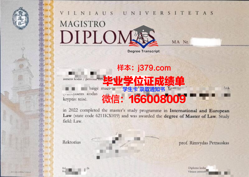 维尔纽斯格迪米纳斯技术大学毕业证书图片高清(维尔纽斯大学怎么样)