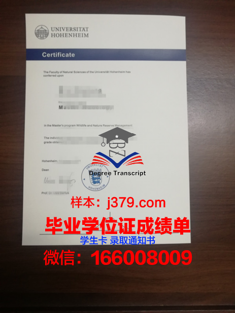 霍恩海姆大学证书成绩单(德国霍恩海姆大学官网)