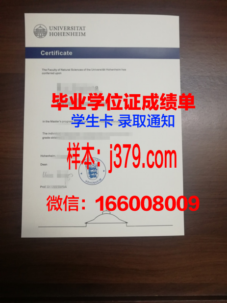 霍恩海姆大学毕业证电子版(霍恩海姆大学排名)