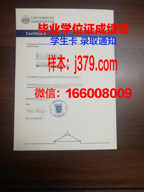 霍恩海姆大学毕业证书图片(霍恩海姆大学语言要求)