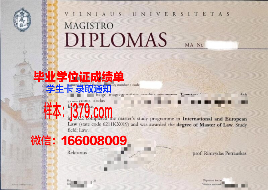 维尔纽斯师范大学毕业证：一张跨越国界的学术通行证