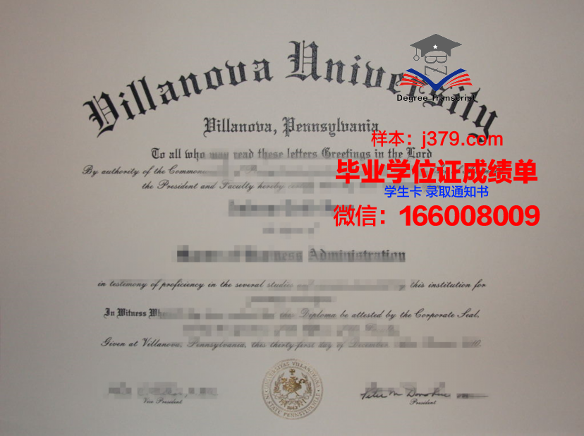 维拉玛丽学院毕业学位