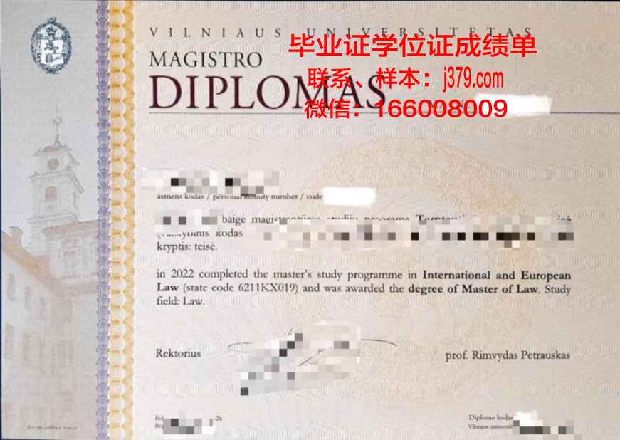 维尔纽斯格迪米纳斯技术大学毕业证什么样子(维尔纽斯美术学院)
