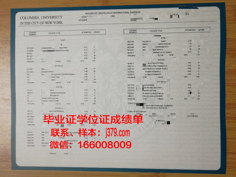 非洲国际大学成绩单：跨越时空的学术之旅